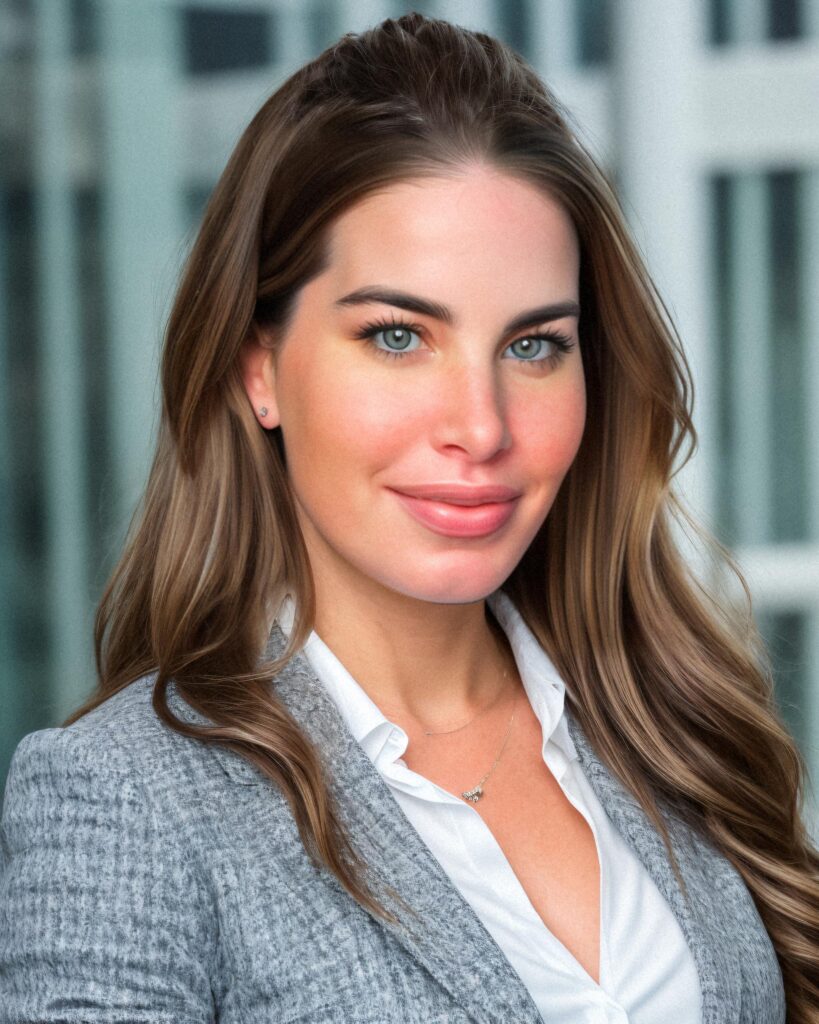 woman blue eyes headshot