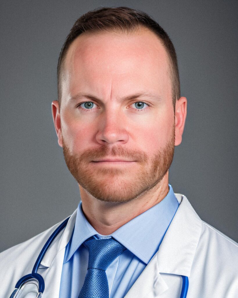 serious doctor headshot