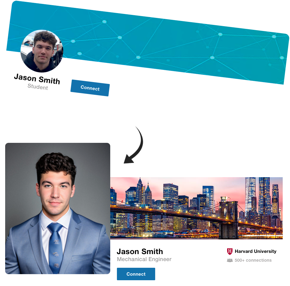 ai headshots for students